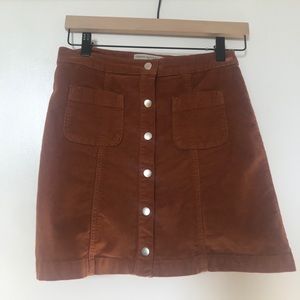 Urban Outfitters Corduroy Mini Skirt
